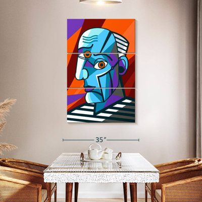 Portrait d'un homme cubiste Leisha