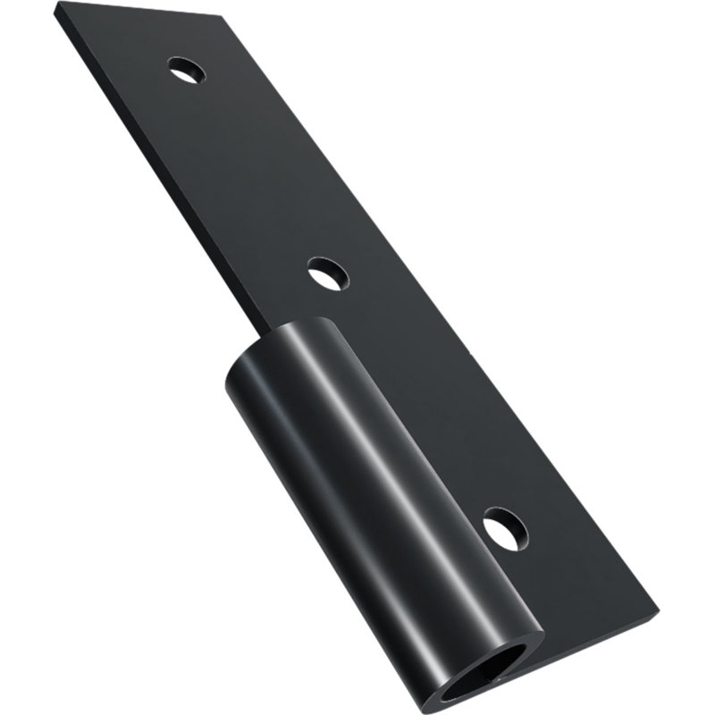 Charnière en L SteelTek avec ensemble de volets décalés de 0 po, pour des hauteurs de 36 à 60 po (comprend 2 paires de charnières en L, 1 paire de charnières plates)