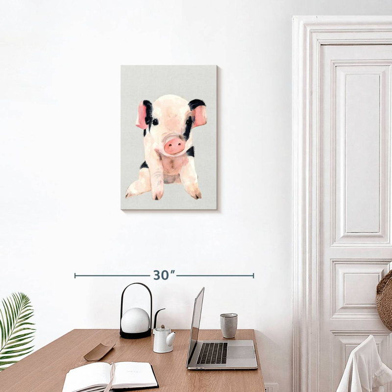 Dolly Pig, 24" H x 16" W