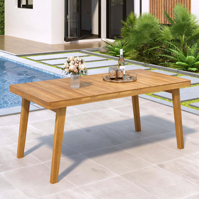 Outdoor Acacia Wood Outdoor Dining Table