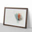 Orange Butterfly on a Thistle in Abstract - Picture Frame Graphic Art Print-55723859-55723858