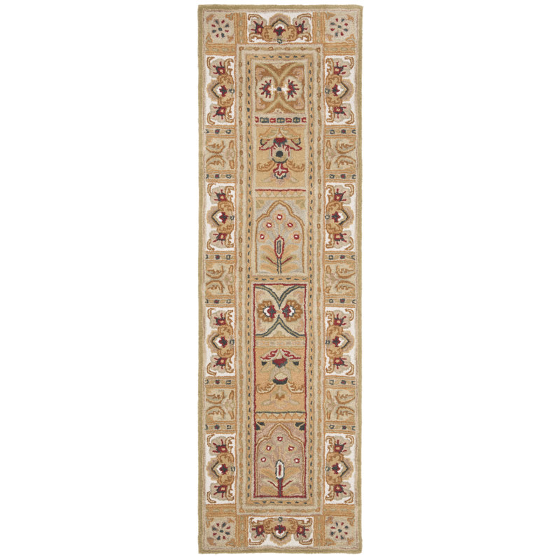 Hand Tufted Wool Oriental Rug, Runner 2'3" x 8'