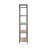 Itzel Antique Oak & Sandy Gray Finish Bookshelf-1186667749