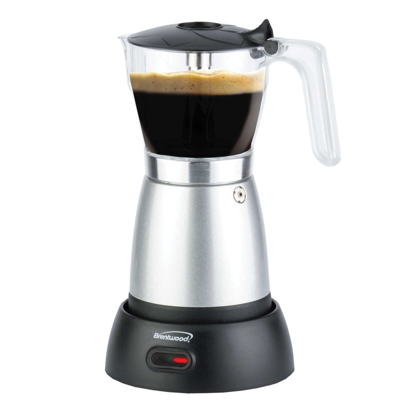Brentwood Semi-Automatic Espresso Machine, Silver