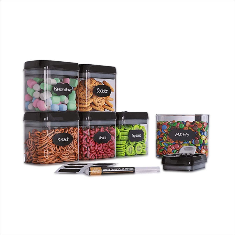 Ensemble de 6 contenants alimentaires hermétiques Chef's Path - tous de la même taille