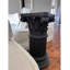 Solid Black Roman Column Floor Ornament