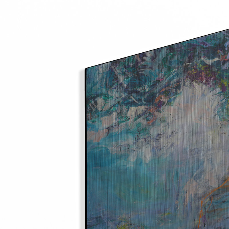  «Immersion 2» par Dorothy Fagan, art mural en métal, H 16 po x l 12 po