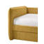 Luxueux lit de jour moderne gigogne escamotable capitonné 1 pièce-336700111-336700146