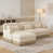 Beige+3seat+1Ottomans