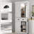 71" Kitchen Cabinet With Sensor - Spacious Interior, 6 Door Shelves, Drawer, 4 Adjustable Shelves White Tall Motion , For Splendid Living, Dining Setups