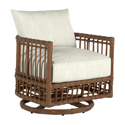 Newport Swivel Patio Chair with Cushions