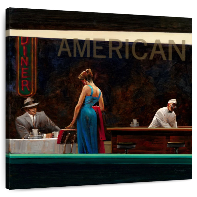 Evening Proposition, 20" H x 20" W