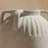 10-Inch Ivory Three-Eared Ceramic Vase