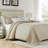 Greenland Home Fashions Monterrey Taupe 3-Piece Queen Size Quilt Set 90x90 + 20x26 (2)-436063479-424953400