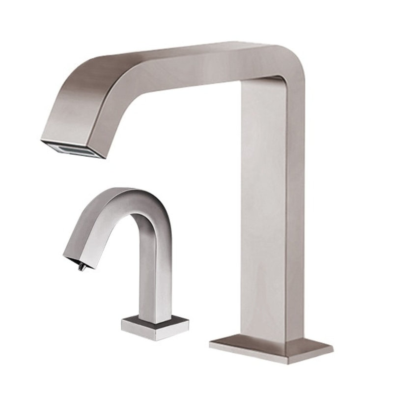 Robinet à capteur automatique Fontana, Nickel brossé