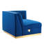 Causeuse modulaire en velours Sanguine Channel-627604413