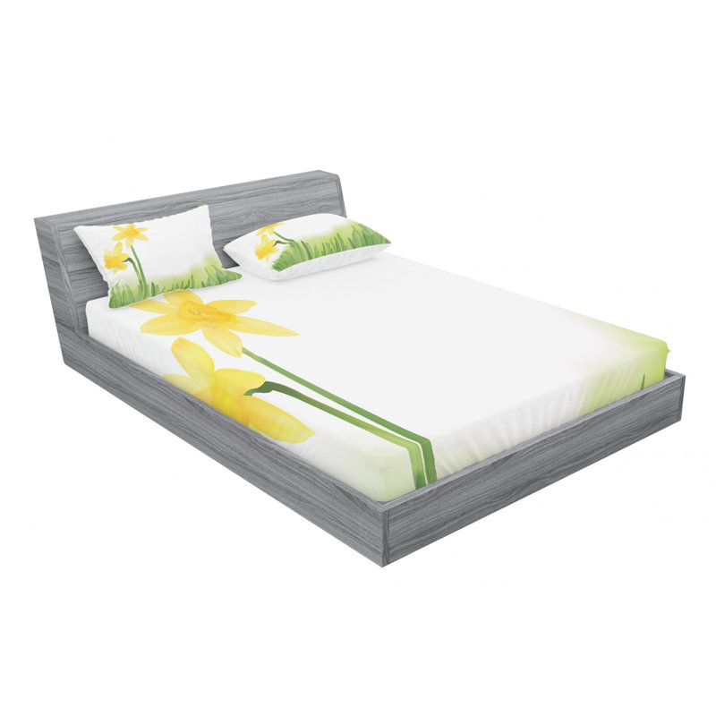 Microfiber Sheet Set, Full Sheet Set with Fitted Sheet