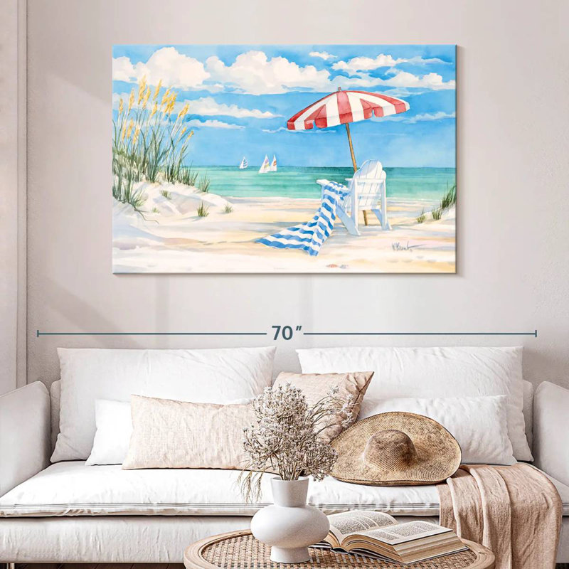 Gillard Beaches de Floride, H 32 po x l 48 po