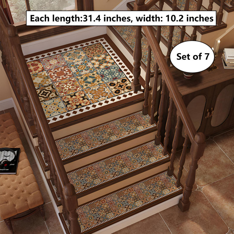 Tapis d'escalier insonorisés pour un environnement confortable