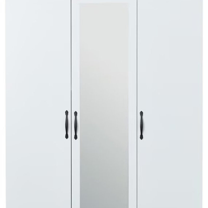 Commode combinée à trois portes et miroir 74 po