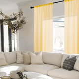 Diyon Polyester Sheer Curtain Pair