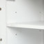 Meuble-lavabo 24 po avec lavabo, meuble-lavabo avec tiroir et portes, tablette réglable, bois massif et panneau de fibres à densité moyenne, blanc