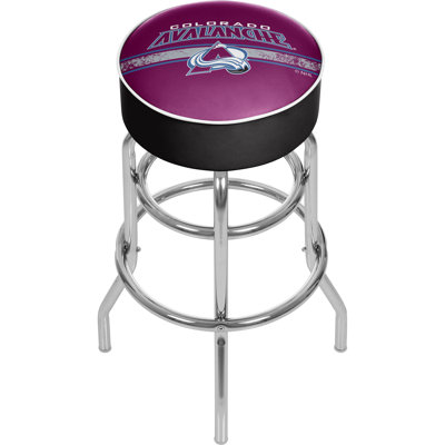 NHL Swivel Upholstered Counter Stool