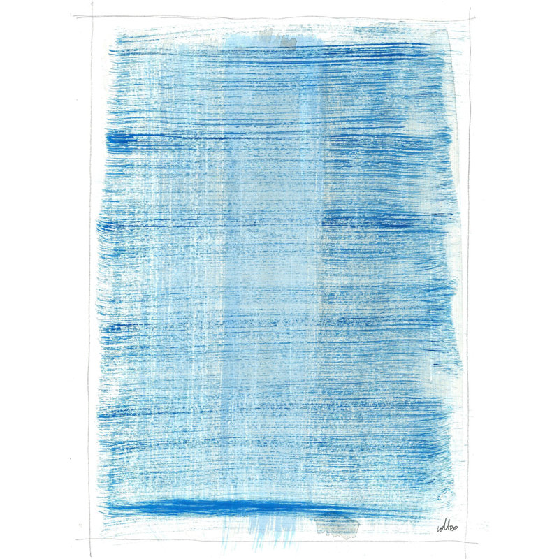 Tissage par Mark Lembo, H 32 po x l 24 po, Toile tendue