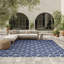 Tapis intérieur / extérieur bleu Antwun-126186786