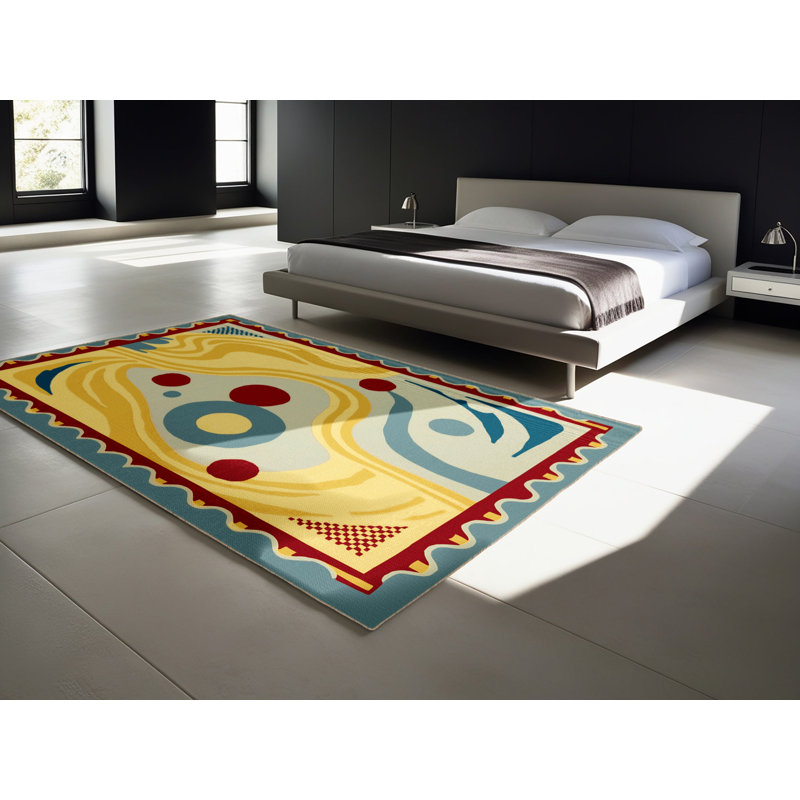Lively Loop Rug, Square 3'
