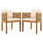 Beige Cushion/Brown Rope+Teak Frame selected