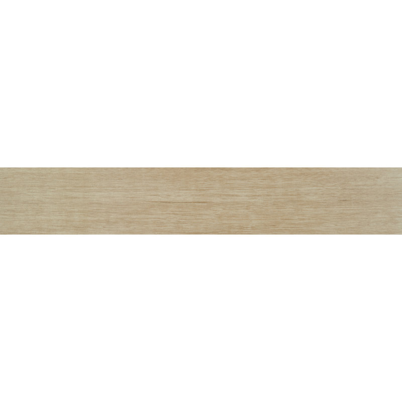 Harmony Grove 6'' W x 36'' L Porcelain Wood Look Singular Tile, Olive Champagne