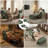 87'L 3-In-1 Convertible Chair Linen Sleeper with  Adjustable Backrest and Storage Bag Set Of 2-2002382891