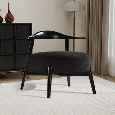 27.48" W Upholstered Armless Accent Chair