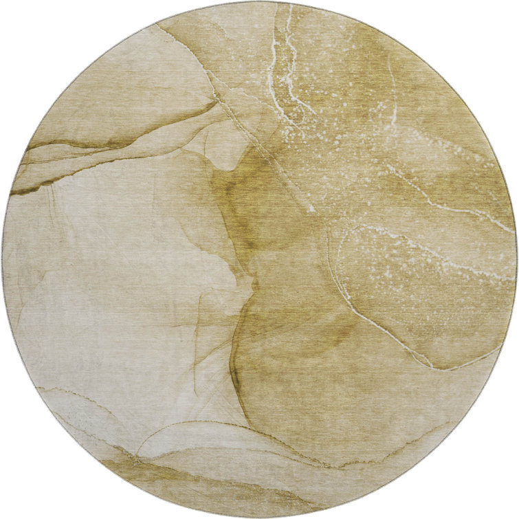 Premium Machine Washable Cerrito AMF507 Beige Rug