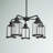 Leyden 5-Light Dimmable Metal Chandelier 