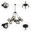 Lustre moderne 9 lumières Spoutnik