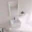 Ensemble de meuble-lavabo mural 24 po avec comptoir en céramique et miroir | Deux tiroirs à fermeture en douceur, plomberie en forme de U et finition imperméable à 5 couches-843451029-843451030