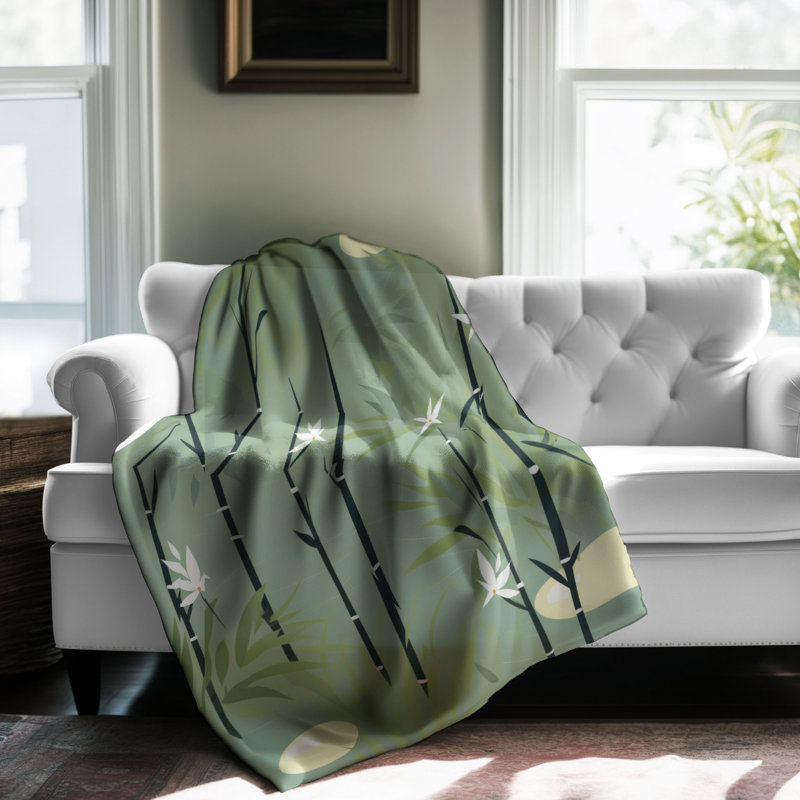 Bamboo Craft - 1 pièce Sherpa Premium, L 80 po x l 60 po