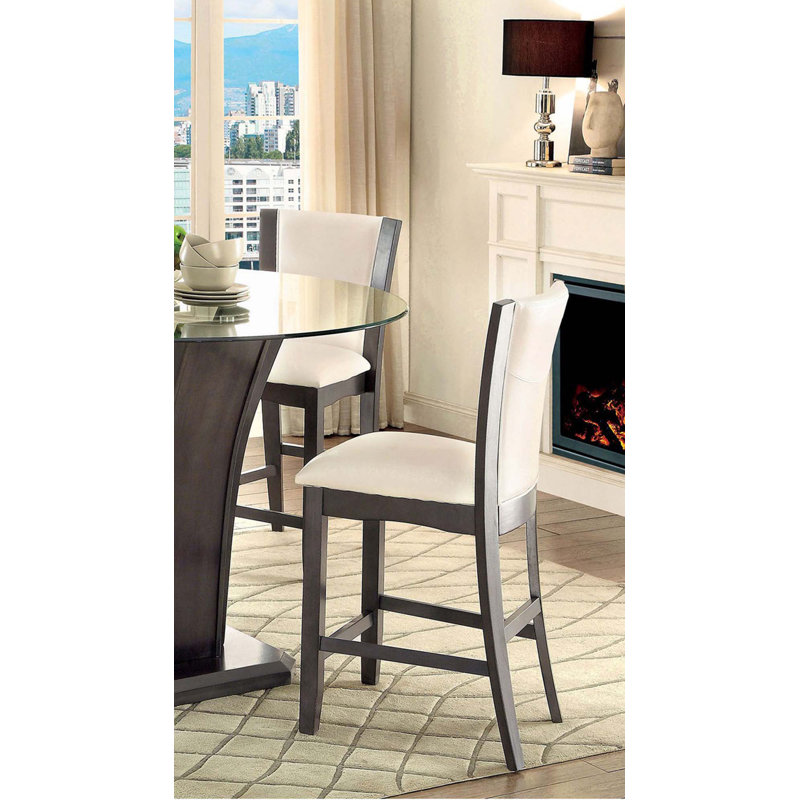 2Pcs Counter Height Chairs