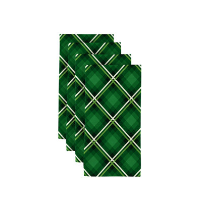 Polyester Plaid Square Napkin