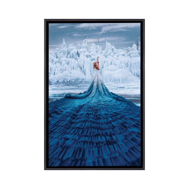« Baikalient » par Hobopeeba-reproduction de photo, Toile avec cadre noir patiné, Pas de tapis, H 48 po x l 32 po x P 1,5 po