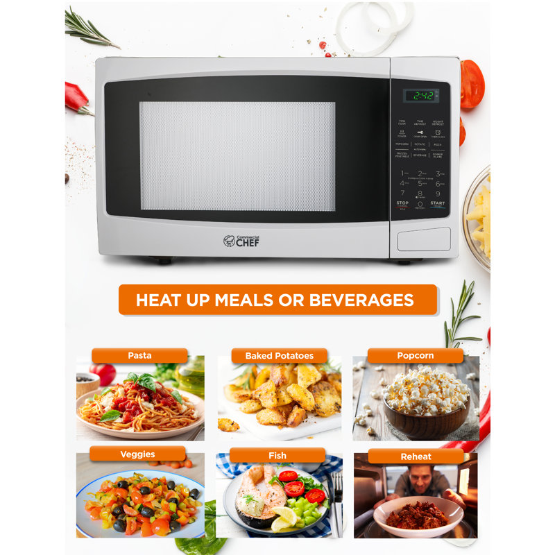 CHM Series Commercial Chef 20.2" 1.1 cu ft. 1000 - Watt Countertop Microwave