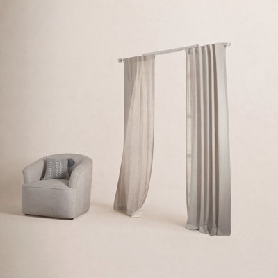 Vincenzo Semi Sheer Rayon / Viscose Curtain