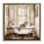 Cadre flottant neutre Leopard Bathtime, design par Sasha-1446025523-1446025521