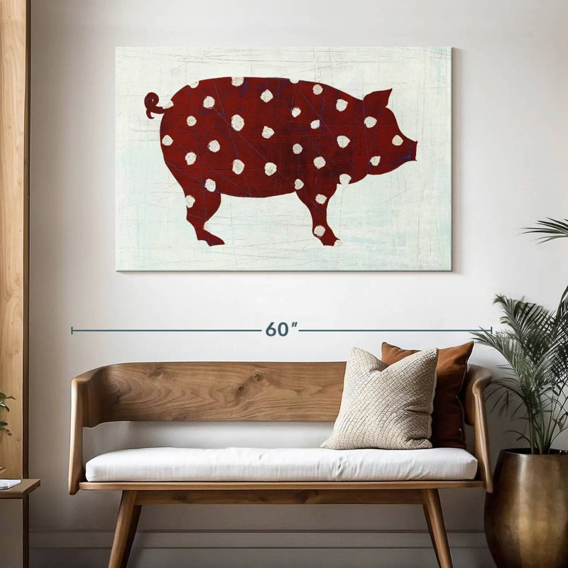 Modern American Farm II, H 32 po x l 48 po