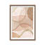 Blush and Brown Abstract by Kathrin Pienaar - Picture Frame Painting on Paper-81386814-131284475-131284553