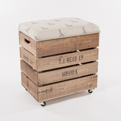 Theodora Upholstered Counter Stool with Solid Wood Frame