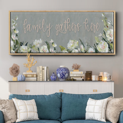 Family Gathers - Toile encadrée