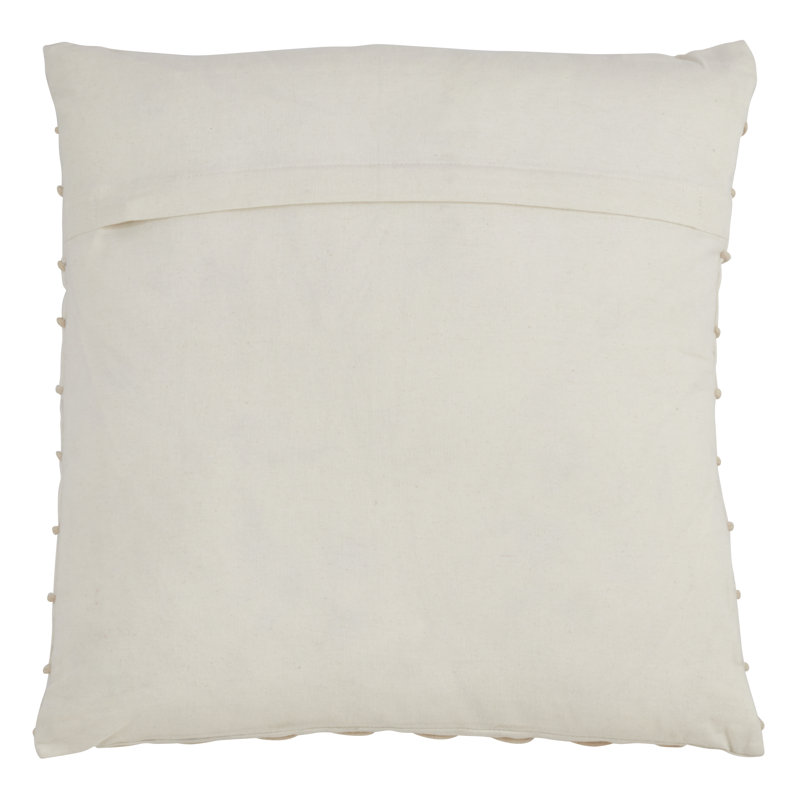 Ivory Nautical Rope Down Filled 20" Throw Pillow